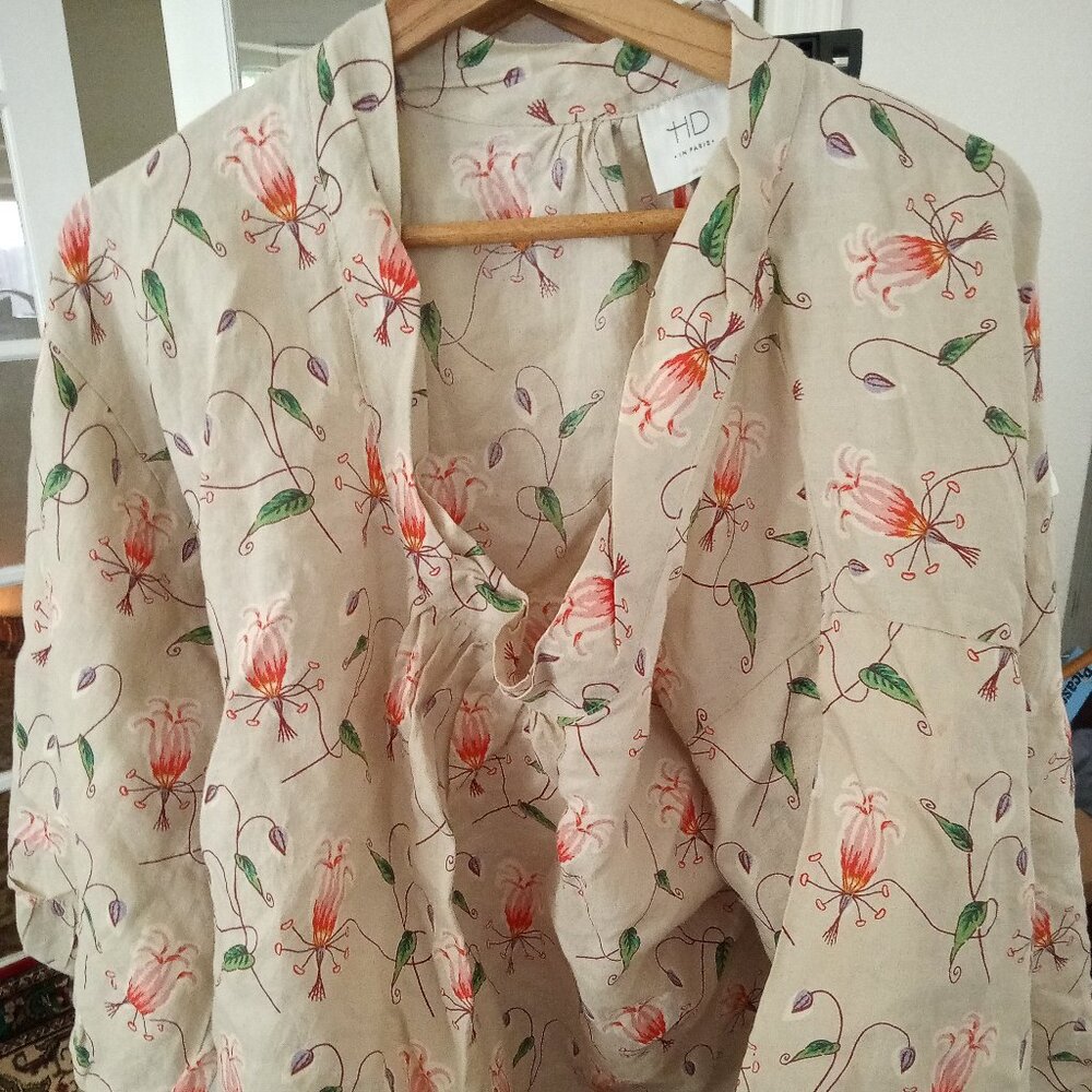 Vintage Anthropologie, HD in Paris , NWT blouse 8P